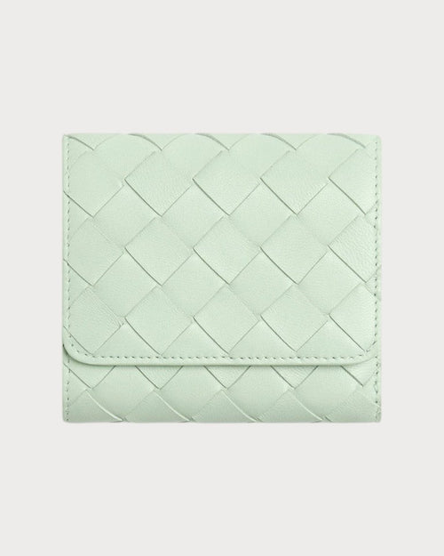 BOTTEGA VENETA Intrecciato Tri - Fold Wallet With Origami Coin Purse | 葆蝶家 银包 (多色) - LONDONKELLY 英国名牌代购