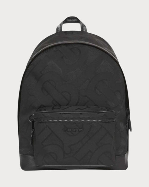 BURBERRY Men's Monogram Jacquard Backpack | 博柏利 男仕背囊 (黑色) - LONDONKELLY 英国名牌代购