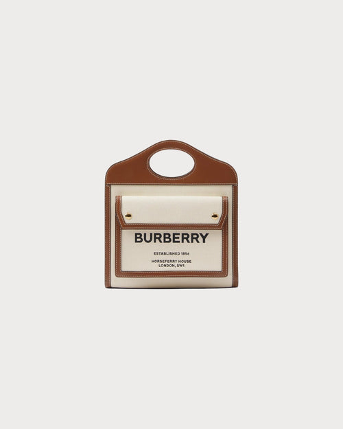 BURBERRY Mini Pocket Bag | 博柏利 手袋 (迷你/白色) - LONDONKELLY 英国名牌代购