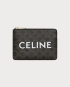 CELINE Coin and Card Pouch | 赛琳 银包 (啡色老花) - LONDONKELLY 英国名牌代购