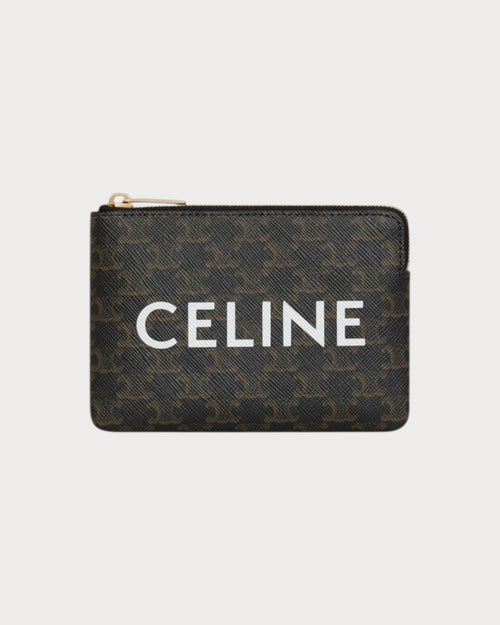 CELINE Coin and Card Pouch | 赛琳 银包 (啡色老花) - LONDONKELLY 英国名牌代购
