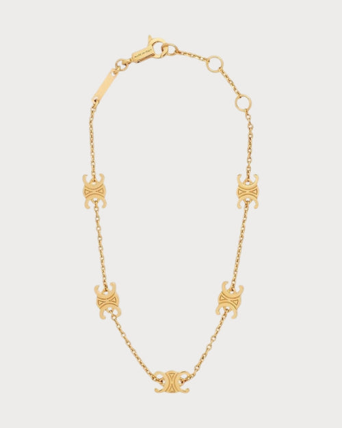 CELINE Triomphe Mini Triomphe Bracelet | 赛琳 手链 (金色)