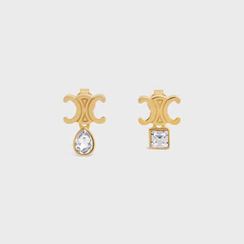 CELINE Triomphe Twinkle Earrings | 賽琳 耳環 (金色) - LondonKelly 英國名牌代購