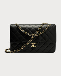 CHANEL A58600 Classic Handbag Grained Calfskin(Large/2 Colors) - LONDONKELLY 英國名牌代購