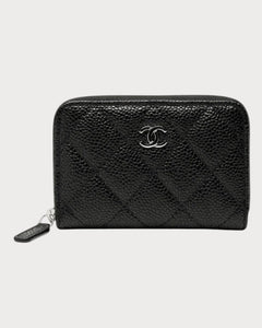 CHANEL AP0216 Classic Zipped Coin Purse Grained Calfskin | 香奈兒 拉鏈銀包 (黑色) - LONDONKELLY 英國名牌代購