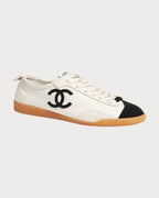 CHANEL G47125 Sneakers Calfskin & Embossed Suede Calfskin | 香奈兒 波鞋 (白色) - LONDONKELLY 英國名牌代購