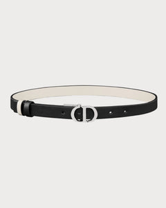 CHRISTIAN DIOR 30 Montaigne Reversible Belt Silver Buckle | 迪奧 雙面皮帶 (20MM/多色/銀扣) - LONDONKELLY 英國名牌代購