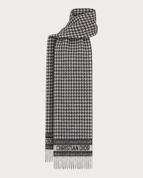 CHRISTIAN DIOR 30 Montaigne Scarf | 迪奥 颈巾 (黑白色) - LONDONKELLY 英国名牌代购
