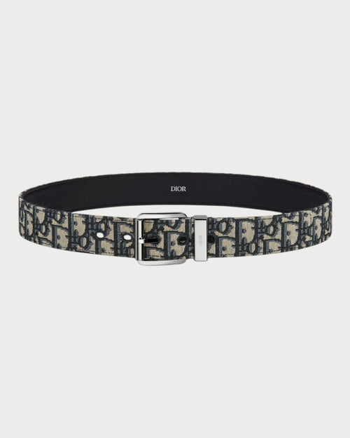 CHRISTIAN DIOR Men's 35MM Belt | 迪奧 男仕皮帶 (藍色老花) - LONDONKELLY 英國名牌代購