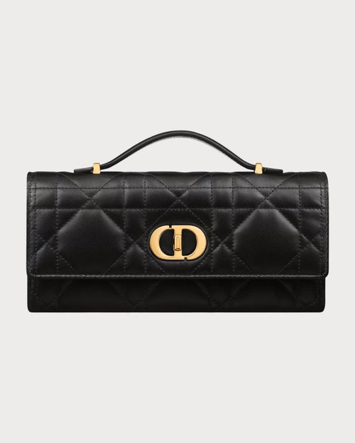 CHRISTIAN DIOR Miss Caro Top Handle Pouch Lambskin(Black) - LONDONKELLY 英国名牌代购