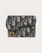 CHRISTIAN DIOR Saddle Card Holder | 迪奥 Saddle卡套 (蓝色) - LONDONKELLY 英国名牌代购