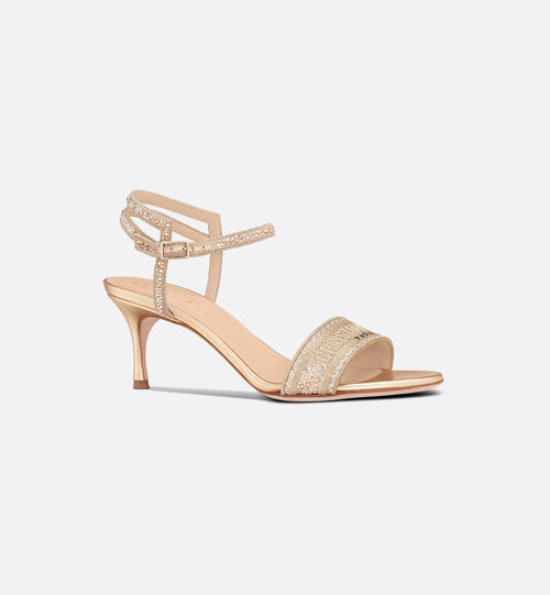 CHRISTIAN DIOR Women's Dway Heeled Sandal | 迪奧 高跟涼鞋 (金色) - LondonKelly 英國名牌代購
