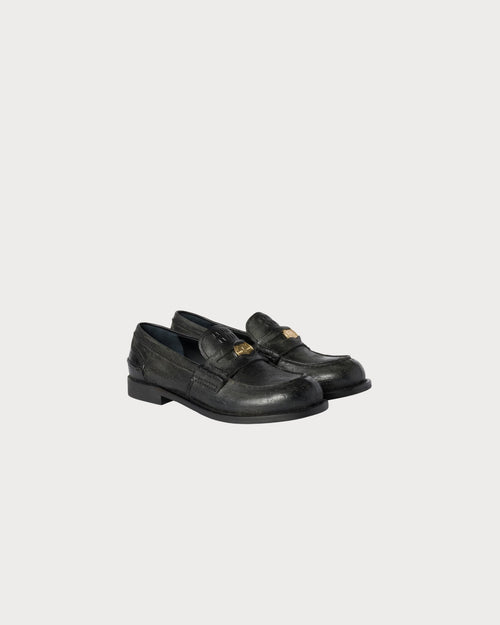 MIU MIU Calfskin Penny Loafers(2 Colors)