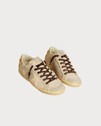 GOLDEN GOOSE Women's Super - Star LTD in canvas with TPU star and leather heel tab | 黄金鹅 女款 Super - Star LTD 帆布款,搭配 TPU 星星与皮革后跟标签(白色) - LondonKelly 英国名牌代购