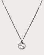 GUCCI Gucci Interlocking Necklace | 古驰 颈链 (银色) - LONDONKELLY 英国名牌代购