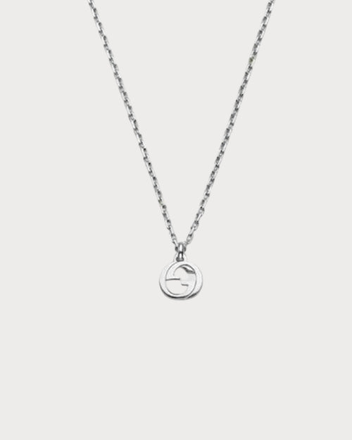 GUCCI Interlocking Chain Necklace | 古馳 頸鏈 (銀色) - LONDONKELLY 英國名牌代購