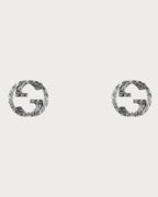 GUCCI Interlocking Stud Earrings | 古驰 耳环 (银色) - LONDONKELLY 英国名牌代购