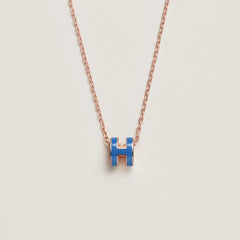 HERMES Rose Gold Mini Pop H Necklace | 愛馬仕 玫瑰金頸鏈 (多色) - LondonKelly 英國名牌代購