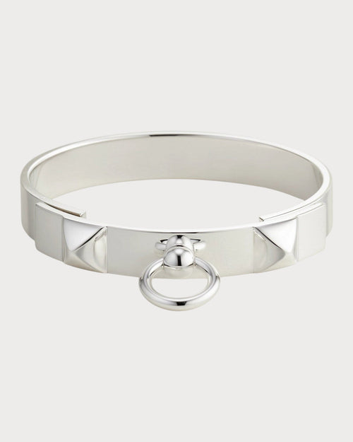 HERMES Small Collier de chien Bracelet | 爱马仕 手镯 (银色) - LONDONKELLY 英国名牌代购