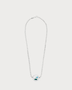 LOEWE Anagram Pebble Necklace in Sterling Silver and Crystals | 羅意威 頸鏈 (多色) - LondonKelly 英國名牌代購