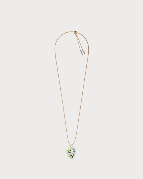 LOEWE Custard Apple Pendant eNcklace in Sterling Silver and Enamel | 羅意威 頸鏈 (金色) - LondonKelly 英國名牌代購