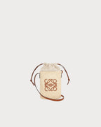 LOEWE Square Pocket in Iraca Palm | 羅意威 草編袋 (啡色) - LondonKelly 英國名牌代購