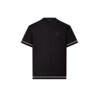 LOUIS VUITTON 1AFXOU Men's Pearl - Embellished Cotton T-Shirt | 路易威登 男仕上衣 (黑色) - LondonKelly 英国名牌代购