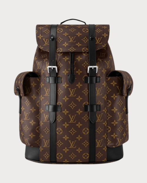 LOUIS VUITTON M43735 Men's Christopher MM Backpack | 路易威登 男仕背囊 (啡色) - LONDONKELLY 英国名牌代购