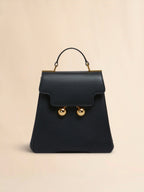 MARNI Black Leather Trunkaroo Backpack | 瑪尼 背囊 (黑色) - LondonKelly 英國名牌代購
