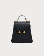 MARNI Black Leather Trunkaroo Backpack | 瑪尼 背囊 (黑色) - LondonKelly 英國名牌代購