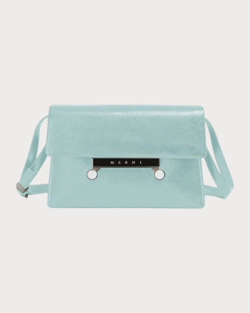 MARNI Green Craquelé Patent Leather Envelope Bag(Small/Green) - LONDONKELLY 英國名牌代購