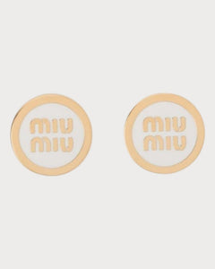 MIU MIU Enameled Metal Earrings | 缪缪 耳环 (多色) - LONDONKELLY 英国名牌代购