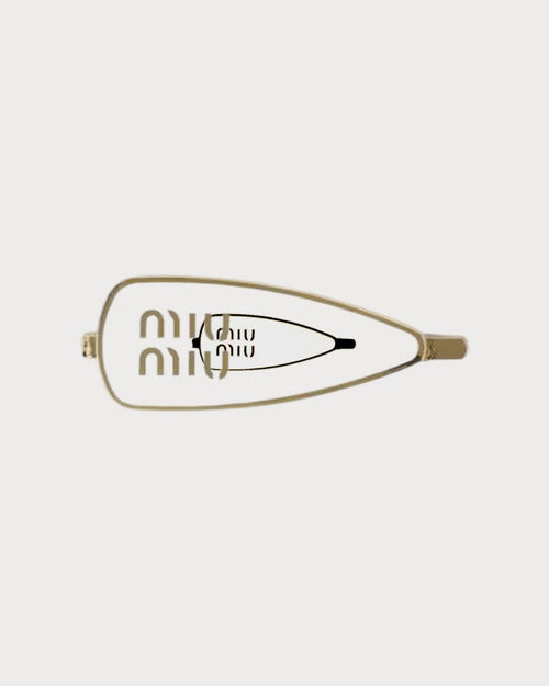 MIU MIU Enameled Metal Hair Clip | 缪缪 发夹 (多色) - LONDONKELLY 英国名牌代购