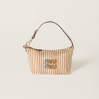 MIU MIU Jacquard Fabric Pouch with Logo | 繆繆 手袋 (多色) - LondonKelly 英國名牌代購