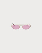 MIU MIU Logo Sunglasses Amaranth Lenses | 繆繆 太陽眼鏡 (紫紅色鏡片) - LondonKelly 英國名牌代購