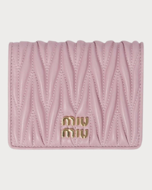 MIU MIU Matelasse Nappa Leather Wallet | 缪缪 银包 (多色) - LONDONKELLY 英国名牌代购