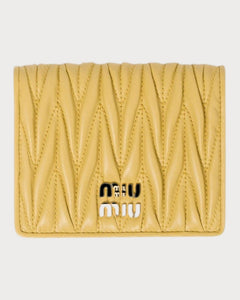 MIU MIU Matelasse Nappa Leather Wallet | 繆繆 銀包 (多色) - LONDONKELLY 英國名牌代購