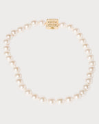 MIU MIU Metal Necklace with Synthetic Pearls | 缪缪 珍珠颈链 (金色) - LONDONKELLY 英国名牌代购