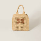 MIU MIU Raffia - Effect Woven Tote Bag | 缪缪 草编袋 (多色) - LondonKelly 英国名牌代购