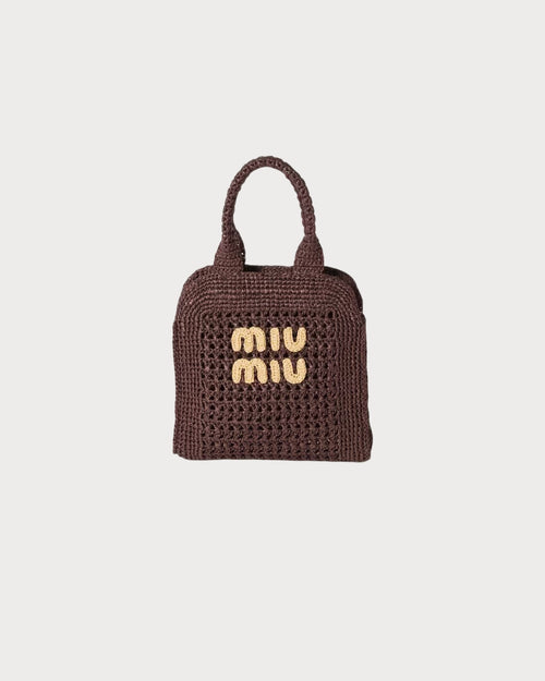 MIU MIU Raffia - Effect Woven Tote Bag | 缪缪 草编袋 (多色) - LondonKelly 英国名牌代购