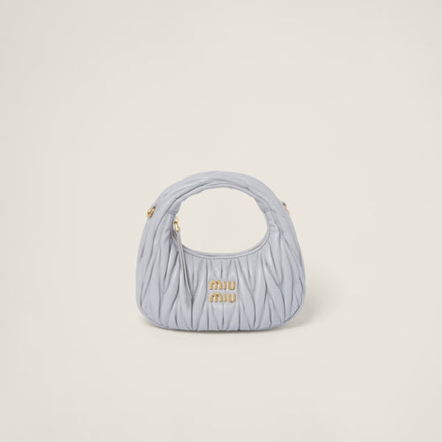 MIU MIU Wander Matelasse Nappa Leather Hobo Mini-Bag | 繆繆 迷你手袋 (多色) - LondonKelly 英國名牌代購