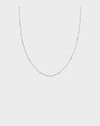 MONICA VINADER Beaded Rope 18ct Yellow Gold Vermeil Chain Necklace | 頸鏈 (銀色) - LondonKelly 英國名牌代購