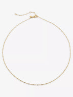 MONICA VINADER Fine Twist 18ct Yellow Gold - Plated Sterling Silver Vermeil Choker Necklace | 颈链 (金色) - LondonKelly 英国名牌代购