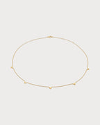 MONICA VINADER Heart Station 18ct Yellow Gold - Plated Vermeil Sterling - Silver Necklace | 颈链 (金色) - LondonKelly 英国名牌代购