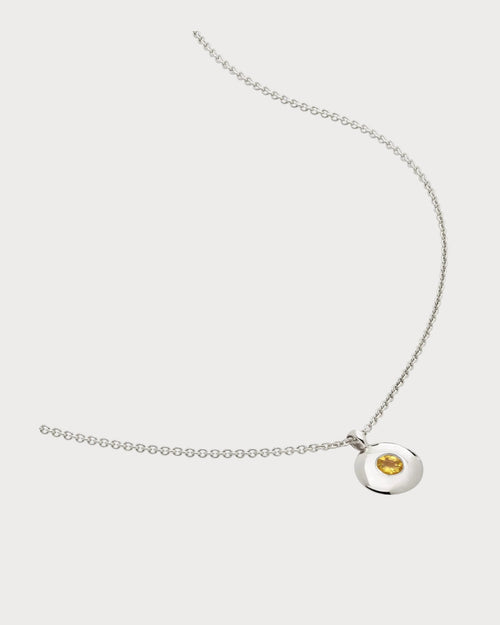 MONICA VINADER November Birthstone Sterling - Silver Necklace | 頸鏈 (銀色) - LondonKelly 英國名牌代購