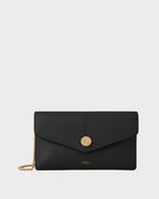 MULBERRY Press Stud Pochette on Chain | 瑪百莉 按扣鍊條小包(黑色) - LondonKelly 英國名牌代購