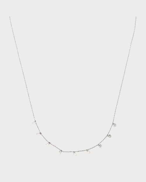 PERSEE White Gold and Diamond Danae Necklace | 白金钻石颈链 (白金款) - LondonKelly 英国名牌代购
