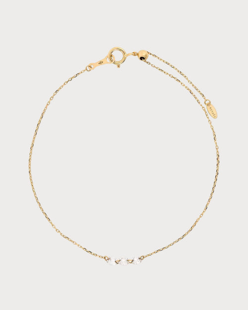 PERSEE Yellow Gold and Diamond Danae Bracelet | 黄金钻石手链 (黄金) - LondonKelly 英国名牌代购