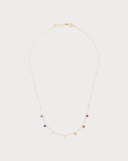 PERSEE Yellow Gold and Sapphire Chakra Necklace | 黃金藍寶石能量輪項鍊 (黃金) - LondonKelly 英國名牌代購