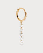 PERSEE Yellow Gold Diamond Piercings Single Earring | 黄金钻石穿式单耳环 (黄金款) - LondonKelly 英国名牌代购